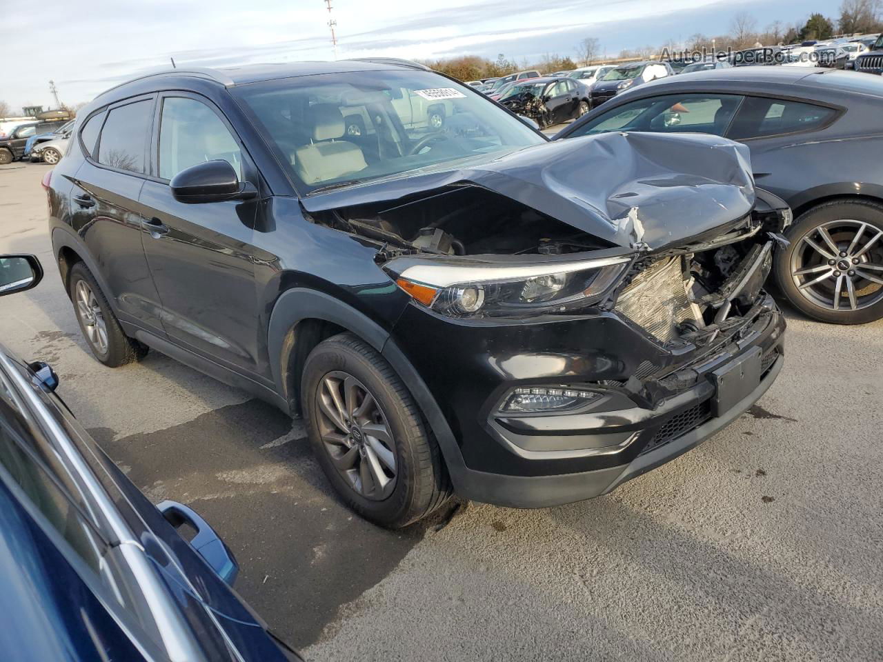 2016 Hyundai Tucson Limited Black vin: KM8J3CA44GU099144