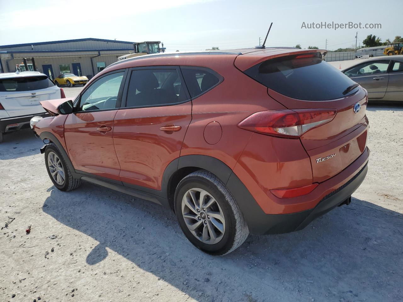 2016 Hyundai Tucson Limited Оранжевый vin: KM8J3CA44GU139075