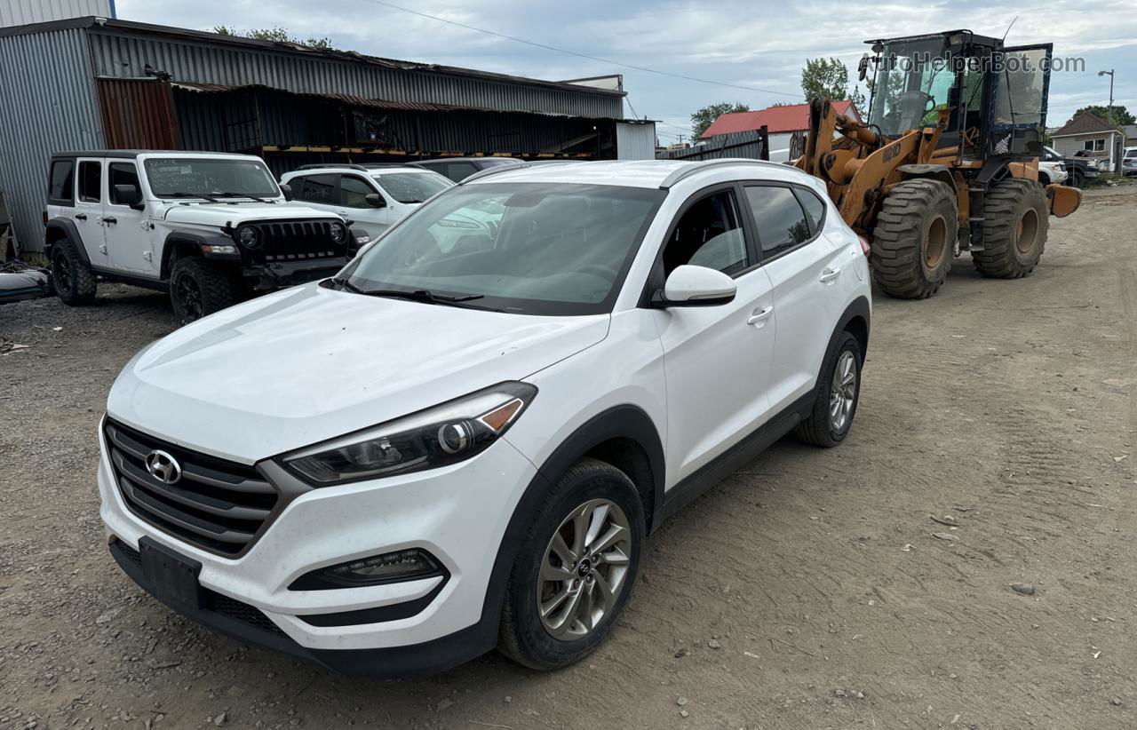 2016 Hyundai Tucson Lim White vin: KM8J3CA44GU185912