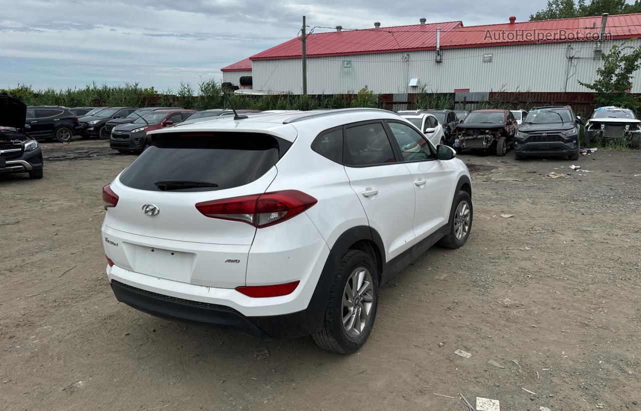 2016 Hyundai Tucson Lim White vin: KM8J3CA44GU185912