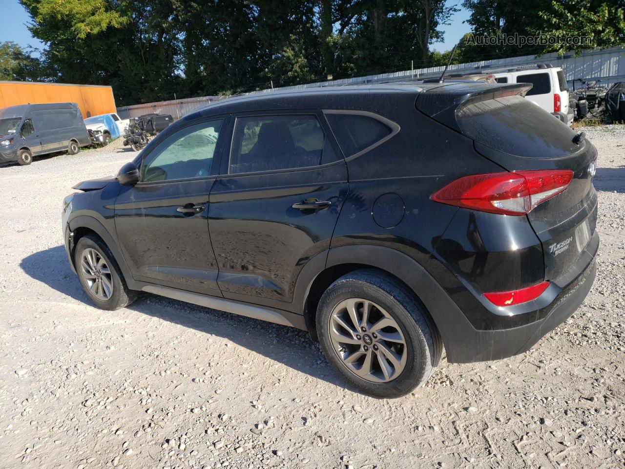 2017 Hyundai Tucson Limited Black vin: KM8J3CA44HU315690