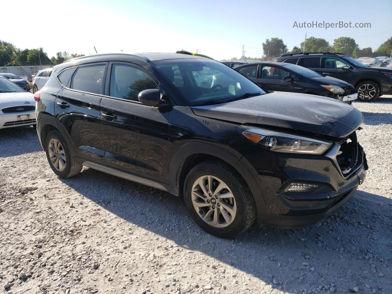 2017 Hyundai Tucson Limited Black vin: KM8J3CA44HU315690