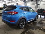 2017 Hyundai Tucson Limited Синий vin: KM8J3CA44HU418091