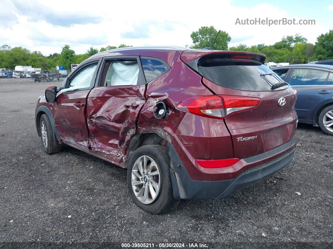 2017 Hyundai Tucson Se Red vin: KM8J3CA44HU472393