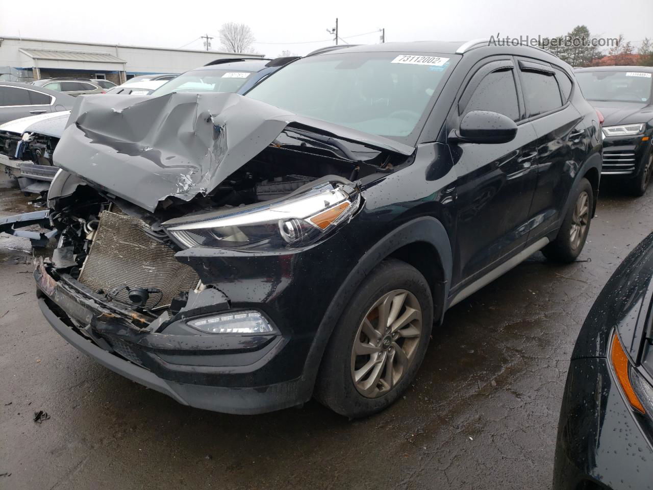 2017 Hyundai Tucson Limited Black vin: KM8J3CA44HU565186