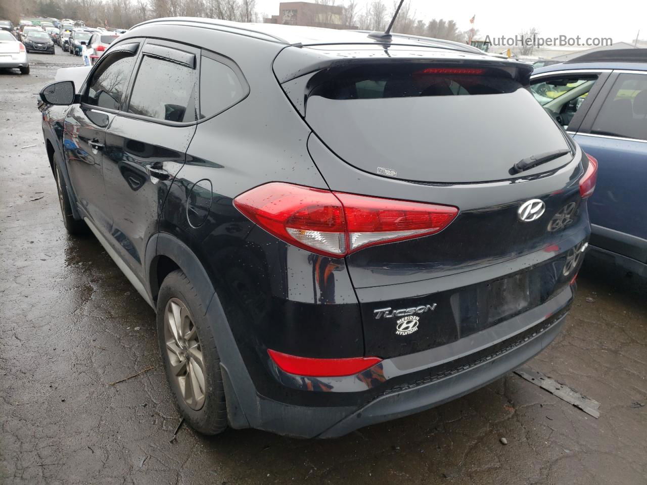 2017 Hyundai Tucson Limited Черный vin: KM8J3CA44HU565186