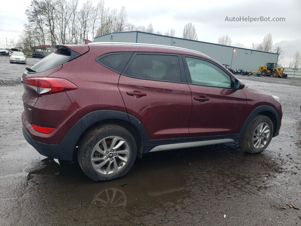 2018 Hyundai Tucson Sel Burgundy vin: KM8J3CA44JU665388