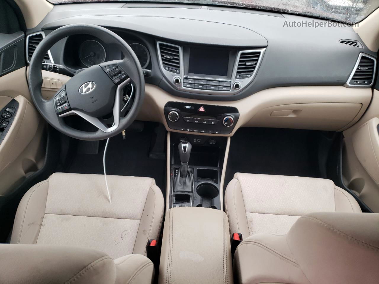 2018 Hyundai Tucson Sel Бордовый vin: KM8J3CA44JU665388