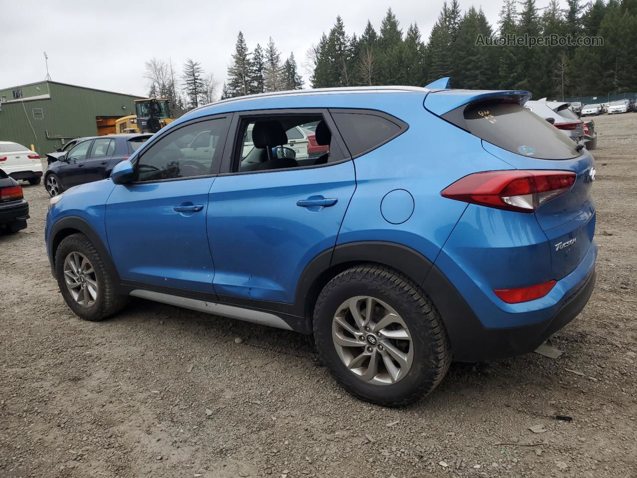 2018 Hyundai Tucson Sel Синий vin: KM8J3CA44JU666377