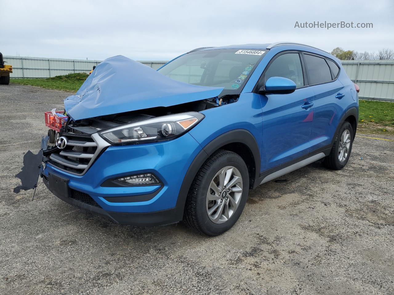 2018 Hyundai Tucson Sel Blue vin: KM8J3CA44JU737187