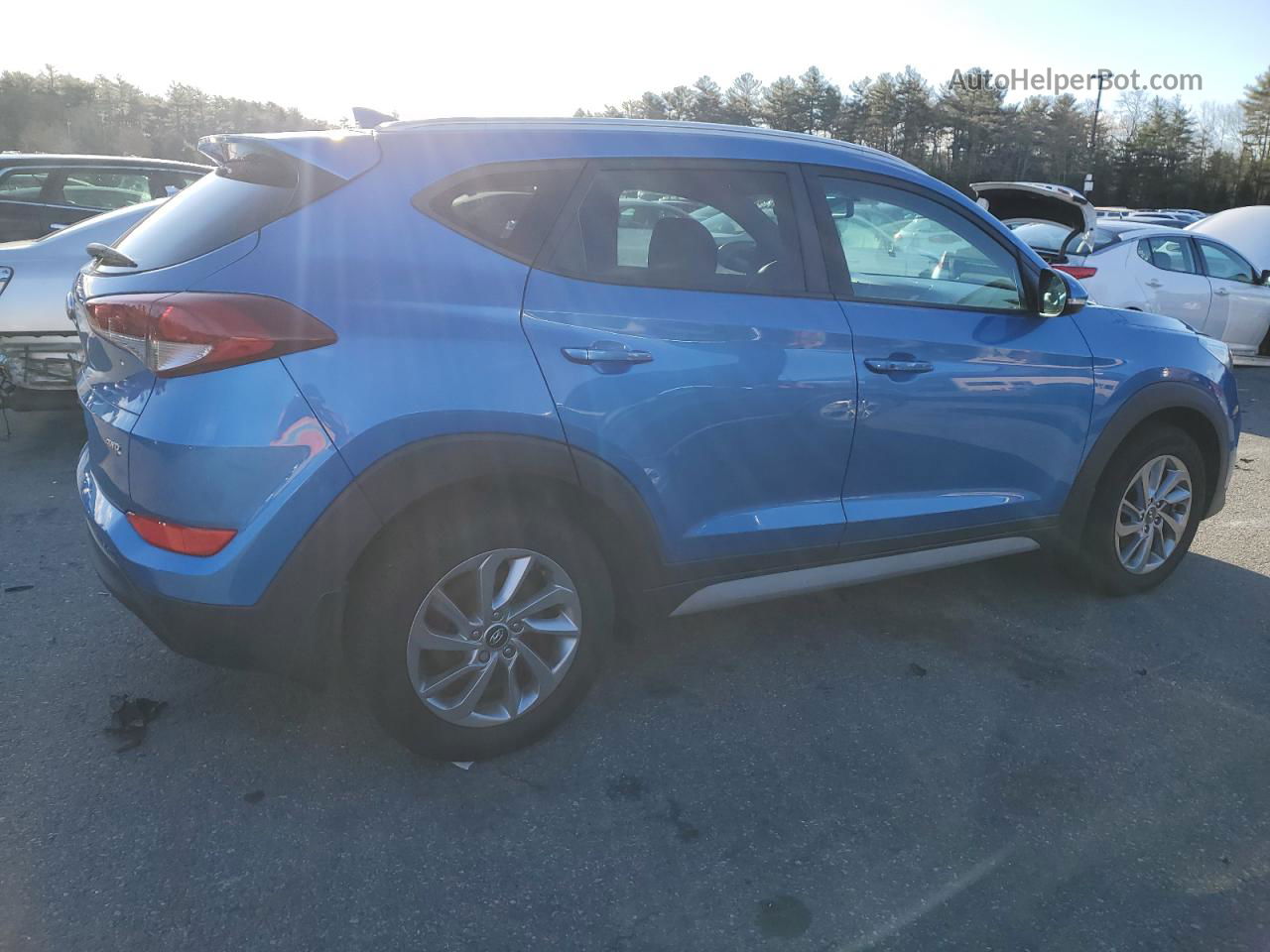 2018 Hyundai Tucson Sel Blue vin: KM8J3CA44JU737433