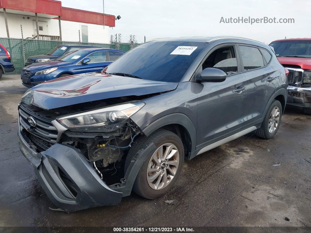 2018 Hyundai Tucson Sel Серый vin: KM8J3CA44JU741997