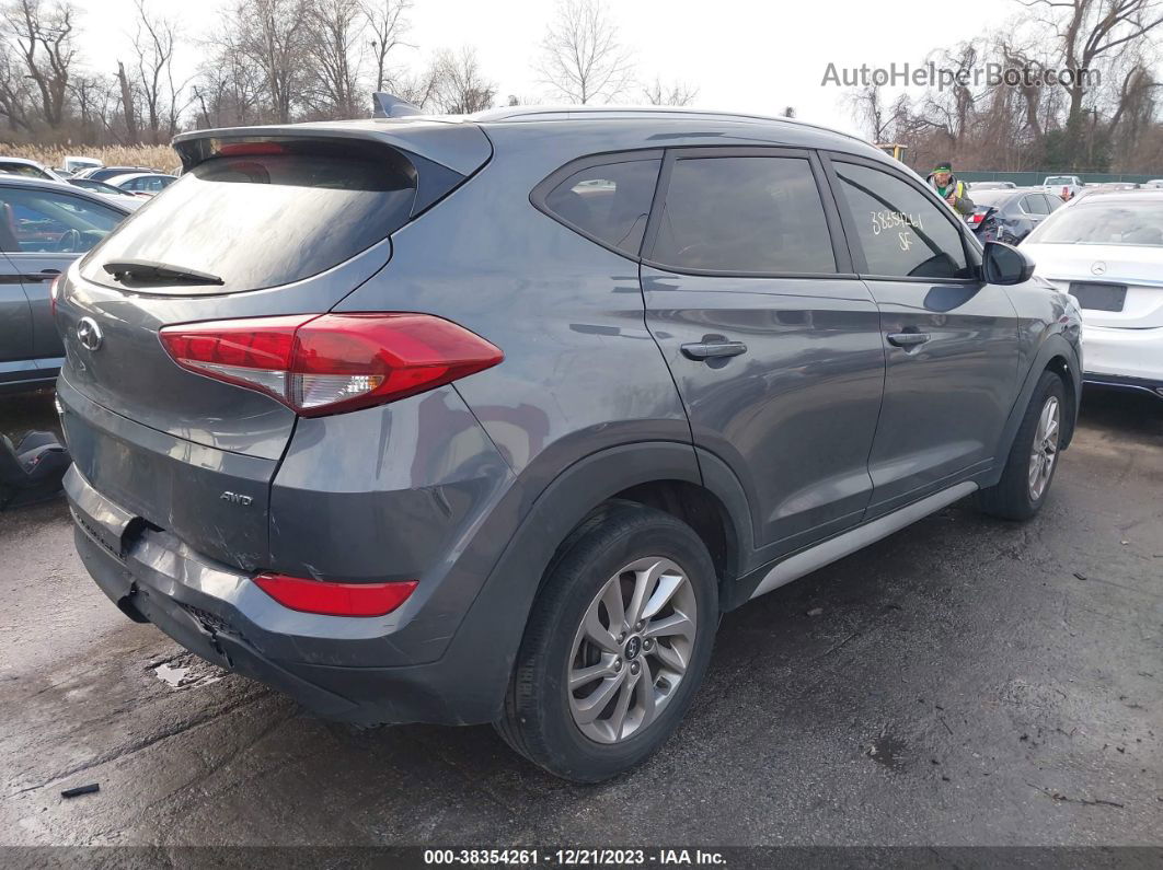 2018 Hyundai Tucson Sel Серый vin: KM8J3CA44JU741997