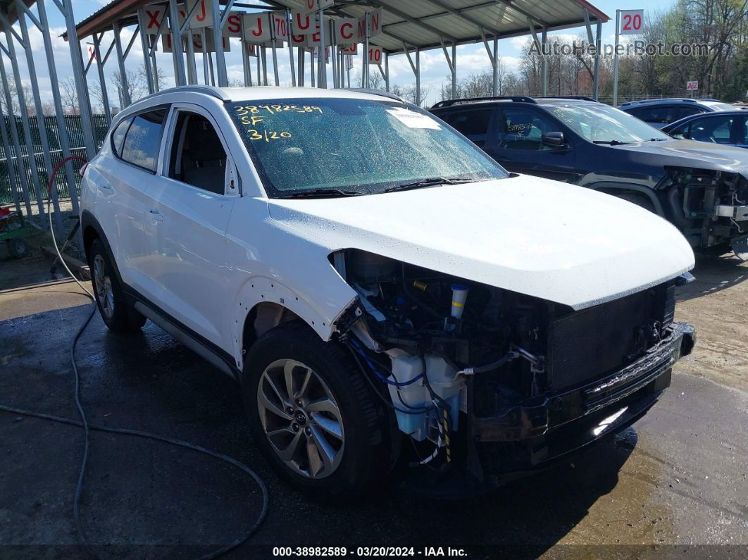 2018 Hyundai Tucson Sel White vin: KM8J3CA44JU757293