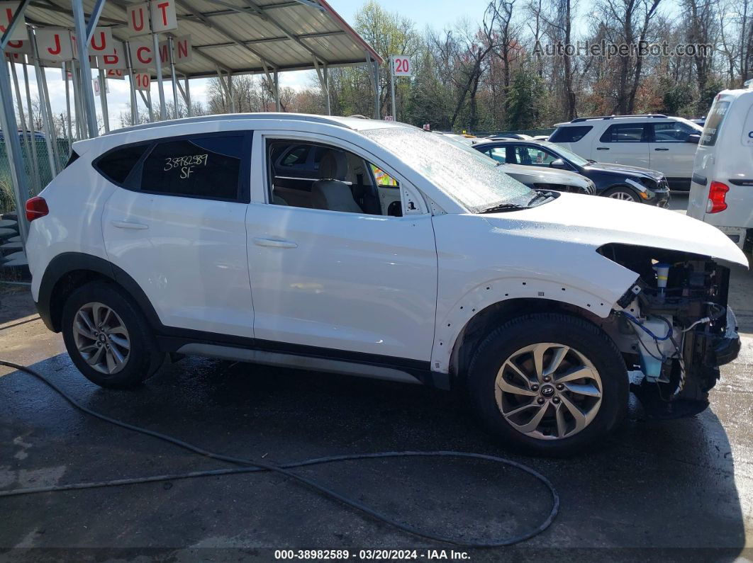 2018 Hyundai Tucson Sel White vin: KM8J3CA44JU757293