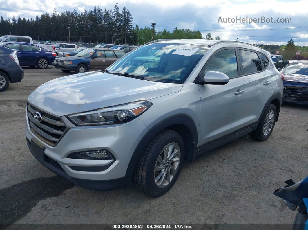 2016 Hyundai Tucson Se Silver vin: KM8J3CA45GU107879