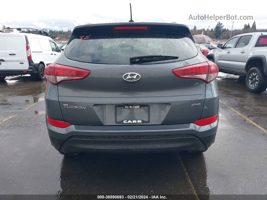 2017 Hyundai Tucson Se Gray vin: KM8J3CA45HU301796