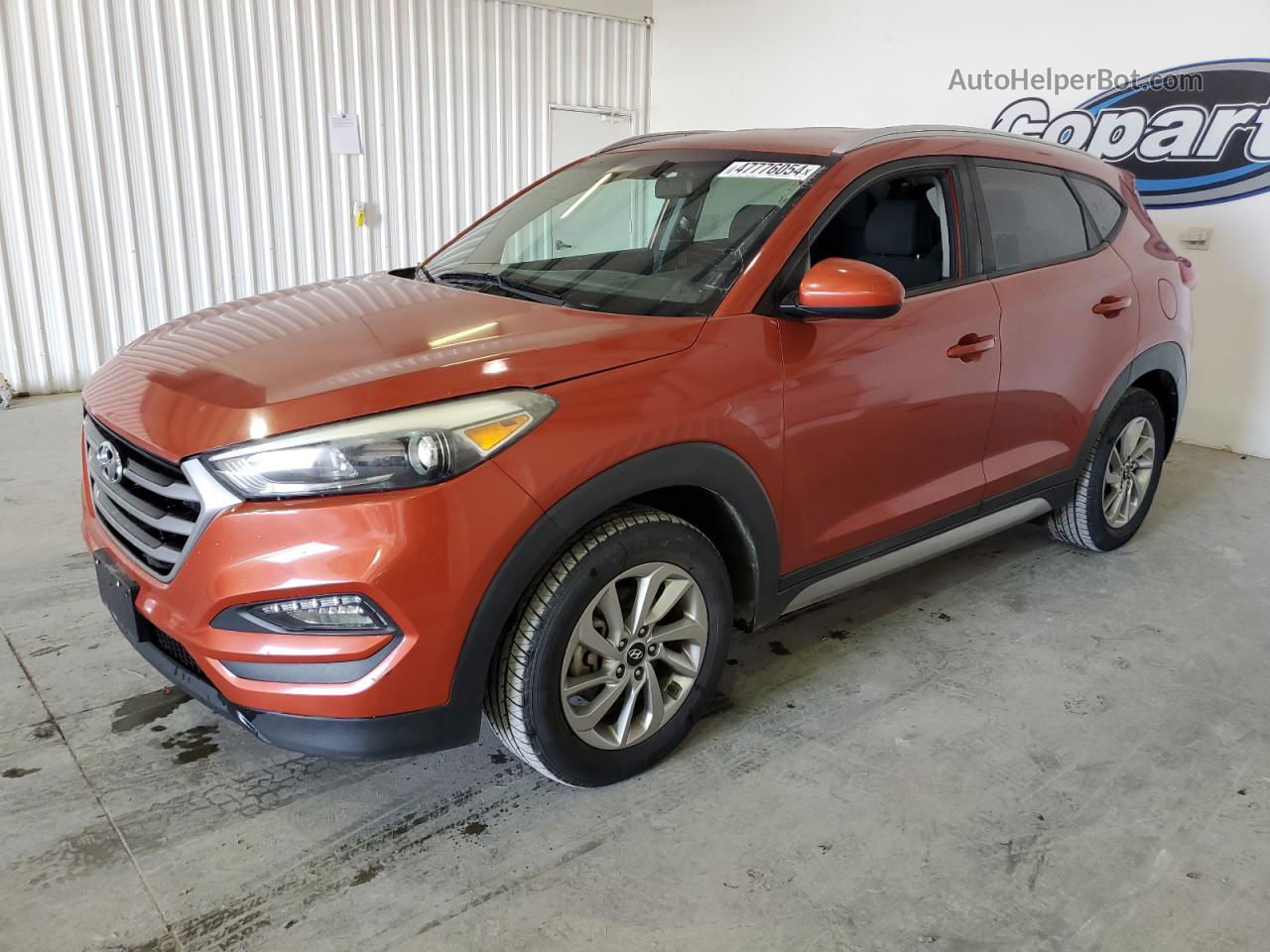 2017 Hyundai Tucson Limited Orange vin: KM8J3CA45HU316007