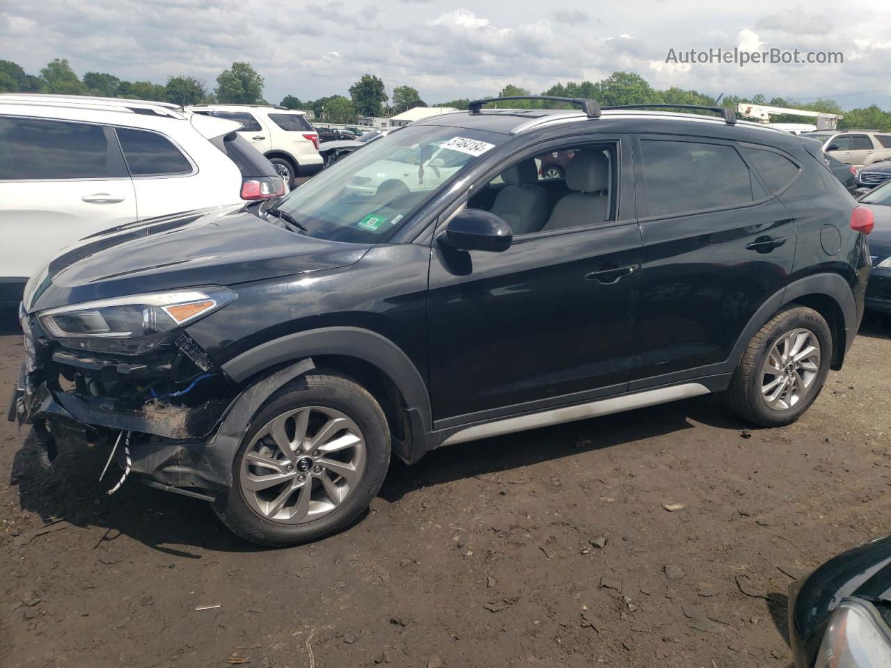 2017 Hyundai Tucson Limited Black vin: KM8J3CA45HU388731