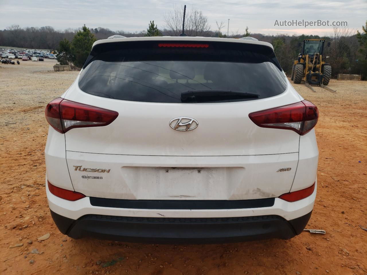 2017 Hyundai Tucson Limited White vin: KM8J3CA45HU500444