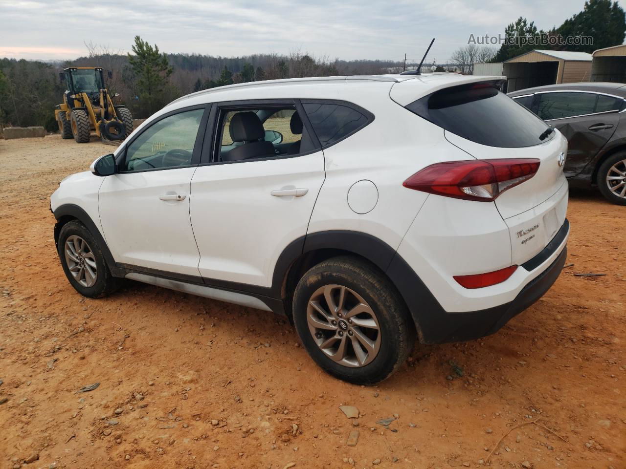 2017 Hyundai Tucson Limited Белый vin: KM8J3CA45HU500444