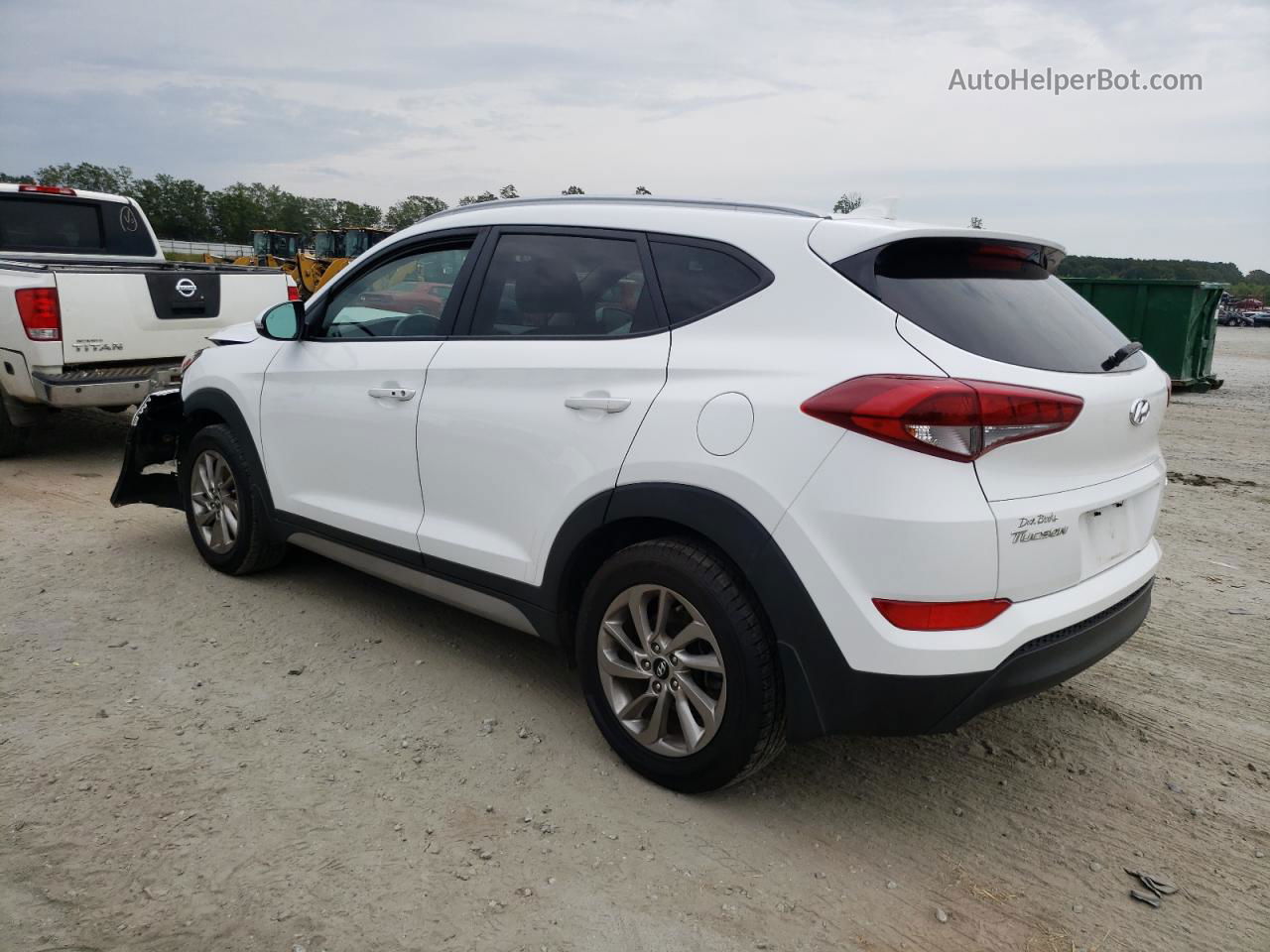 2017 Hyundai Tucson Limited Белый vin: KM8J3CA45HU531094