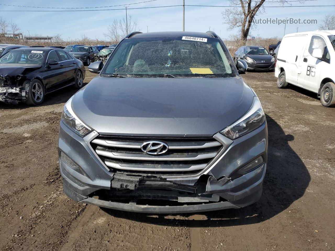 2017 Hyundai Tucson Limited Gray vin: KM8J3CA45HU572700