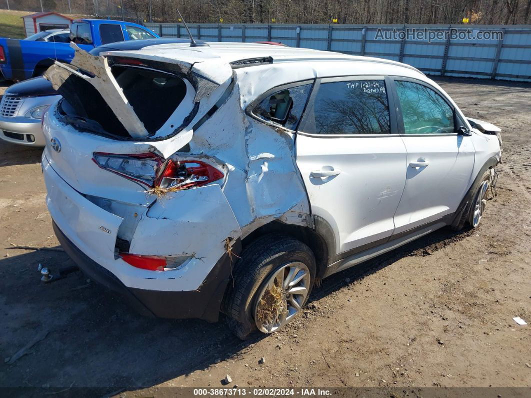 2017 Hyundai Tucson Se White vin: KM8J3CA45HU583745