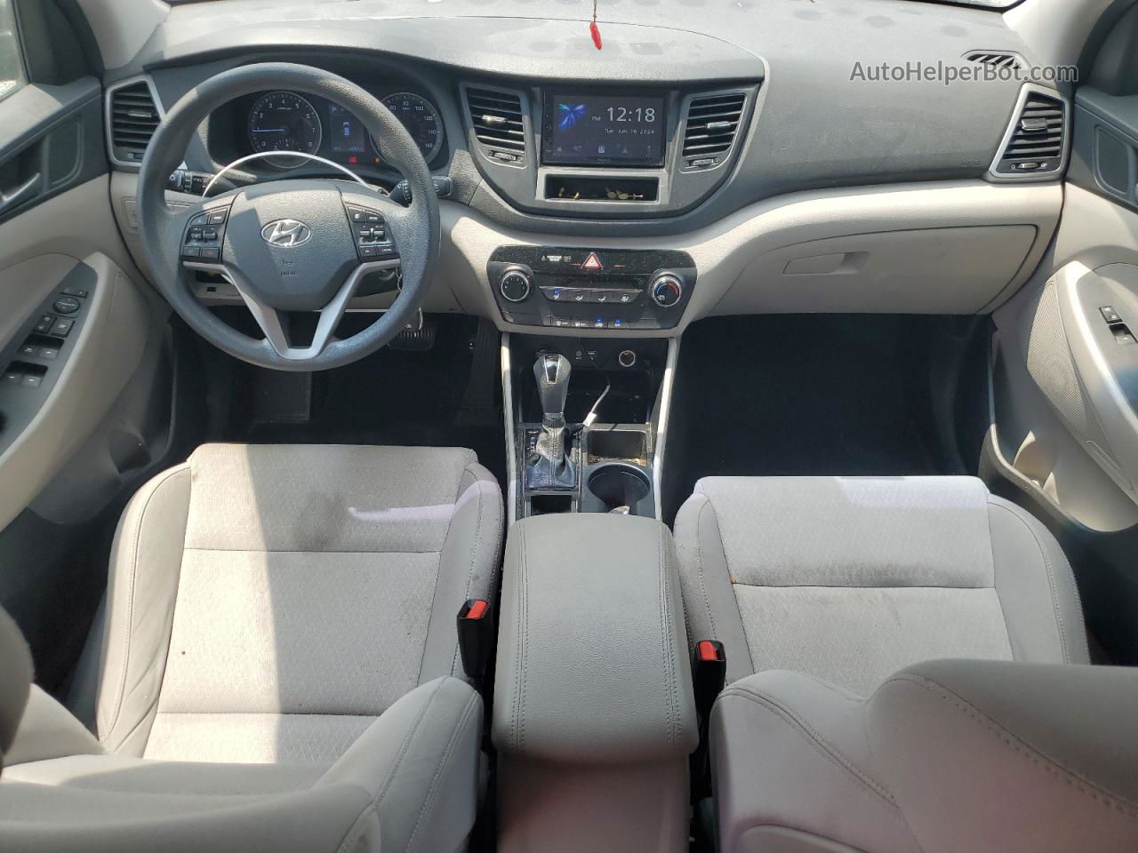 2017 Hyundai Tucson Limited Черный vin: KM8J3CA45HU586015