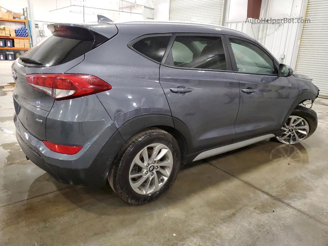 2018 Hyundai Tucson Sel Серый vin: KM8J3CA45JU636708