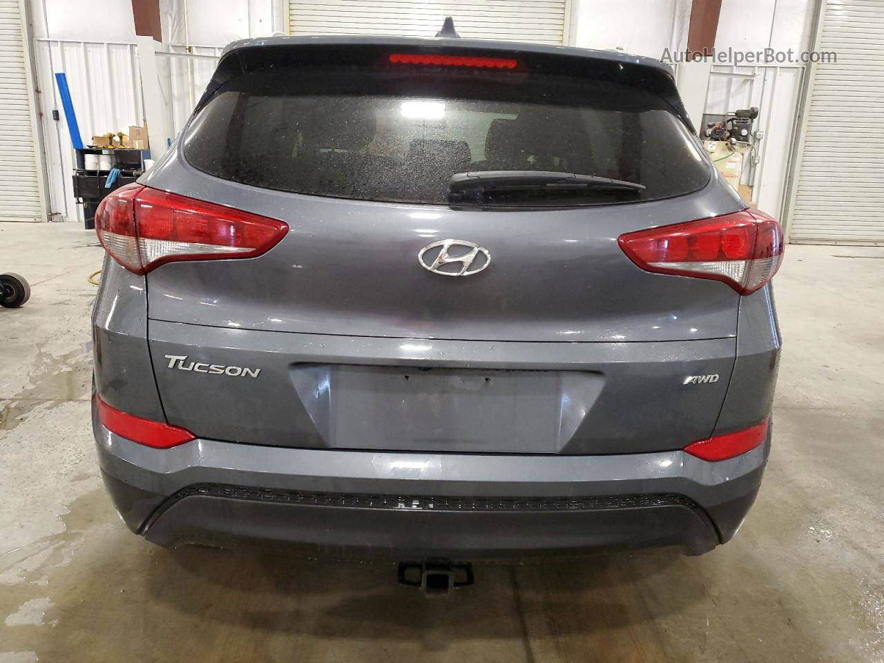 2018 Hyundai Tucson Sel Серый vin: KM8J3CA45JU636708