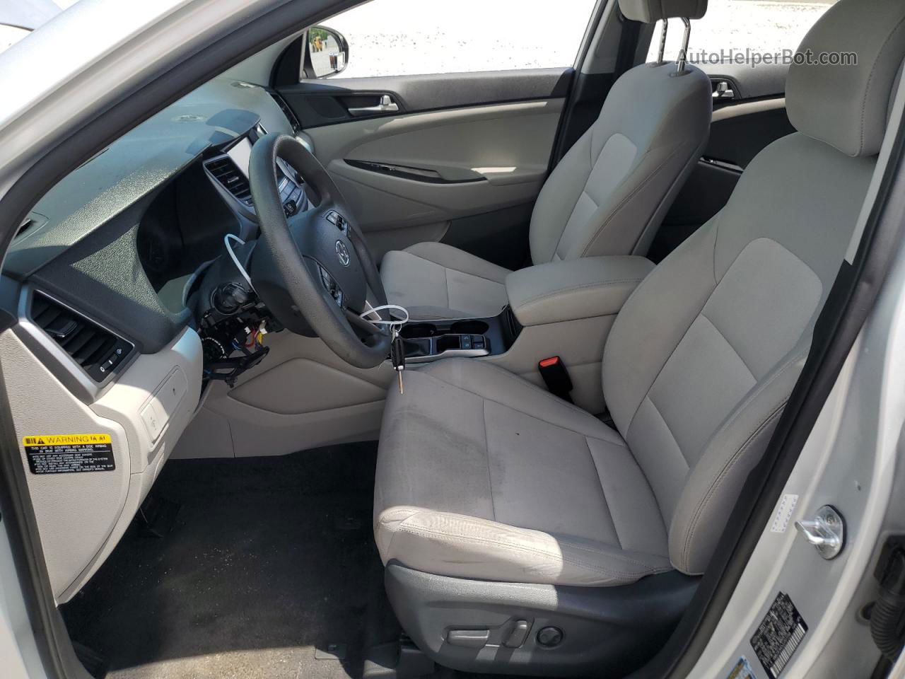 2018 Hyundai Tucson Sel Silver vin: KM8J3CA45JU707258