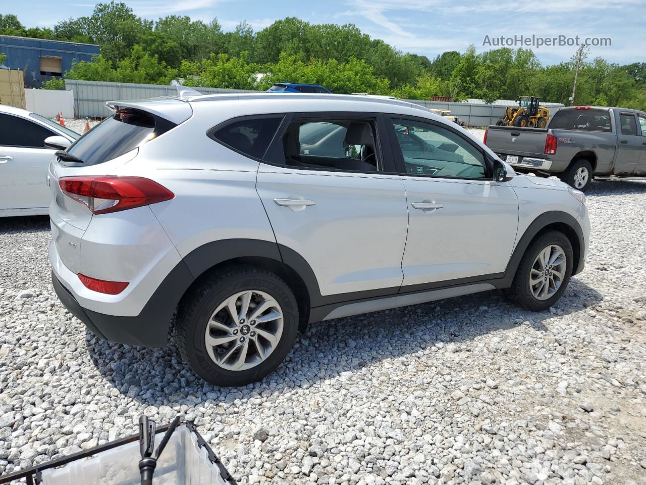 2018 Hyundai Tucson Sel Silver vin: KM8J3CA45JU707258