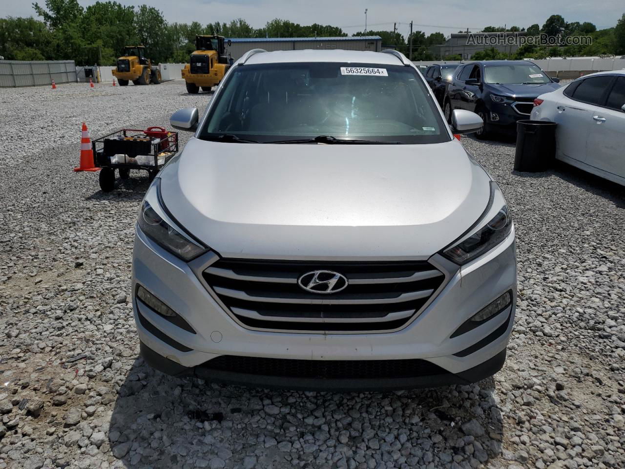 2018 Hyundai Tucson Sel Silver vin: KM8J3CA45JU707258