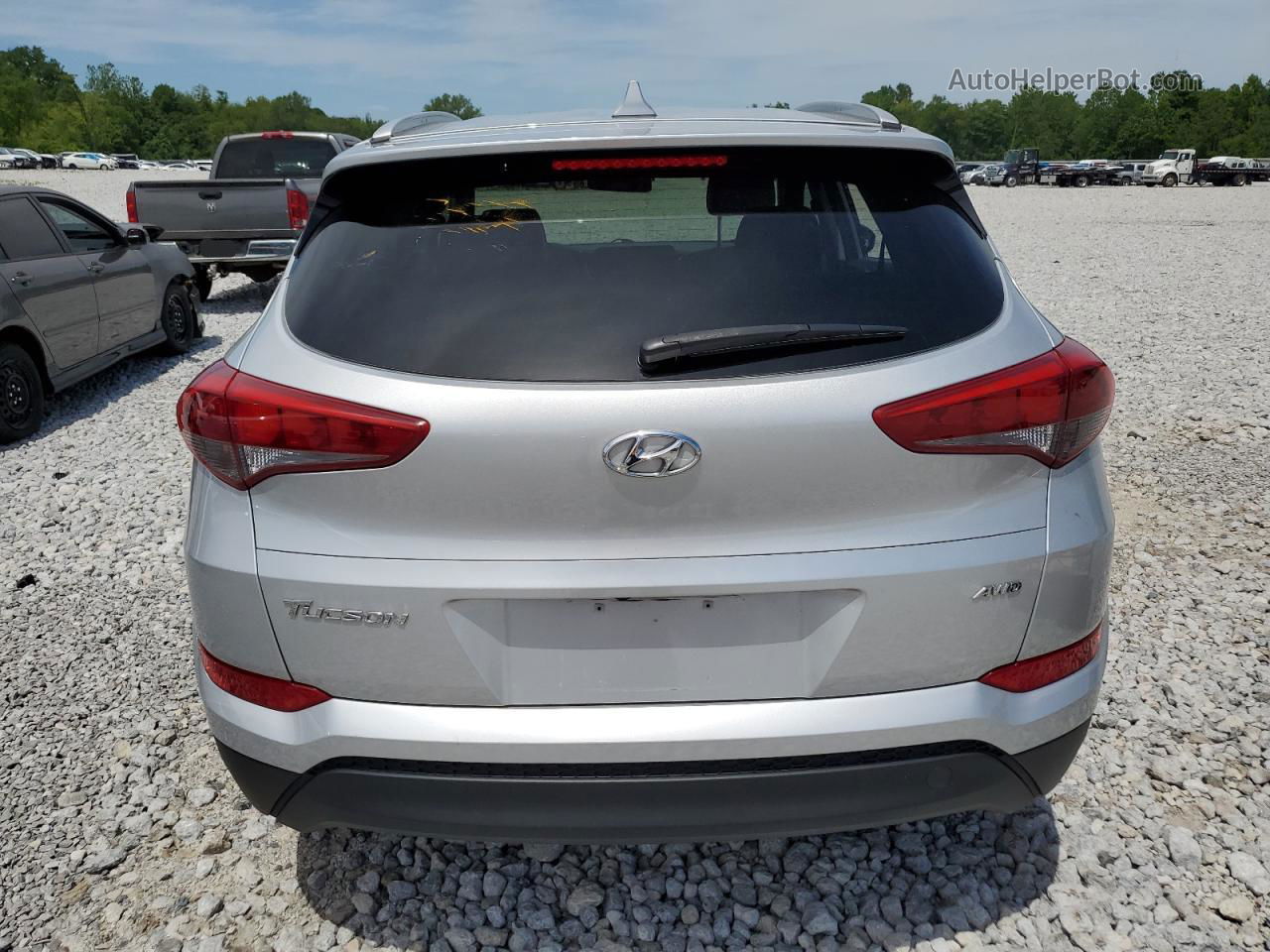 2018 Hyundai Tucson Sel Silver vin: KM8J3CA45JU707258