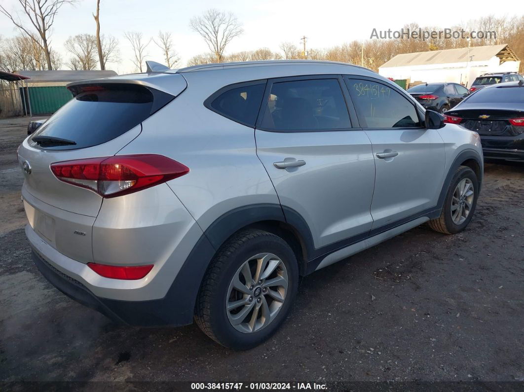 2018 Hyundai Tucson Sel Silver vin: KM8J3CA45JU717188