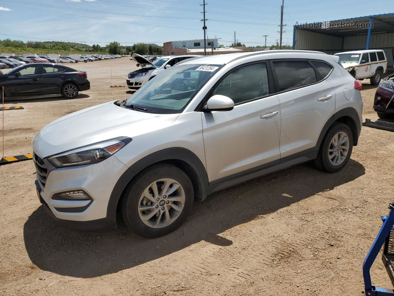 2016 Hyundai Tucson Limited Gray vin: KM8J3CA46GU220773