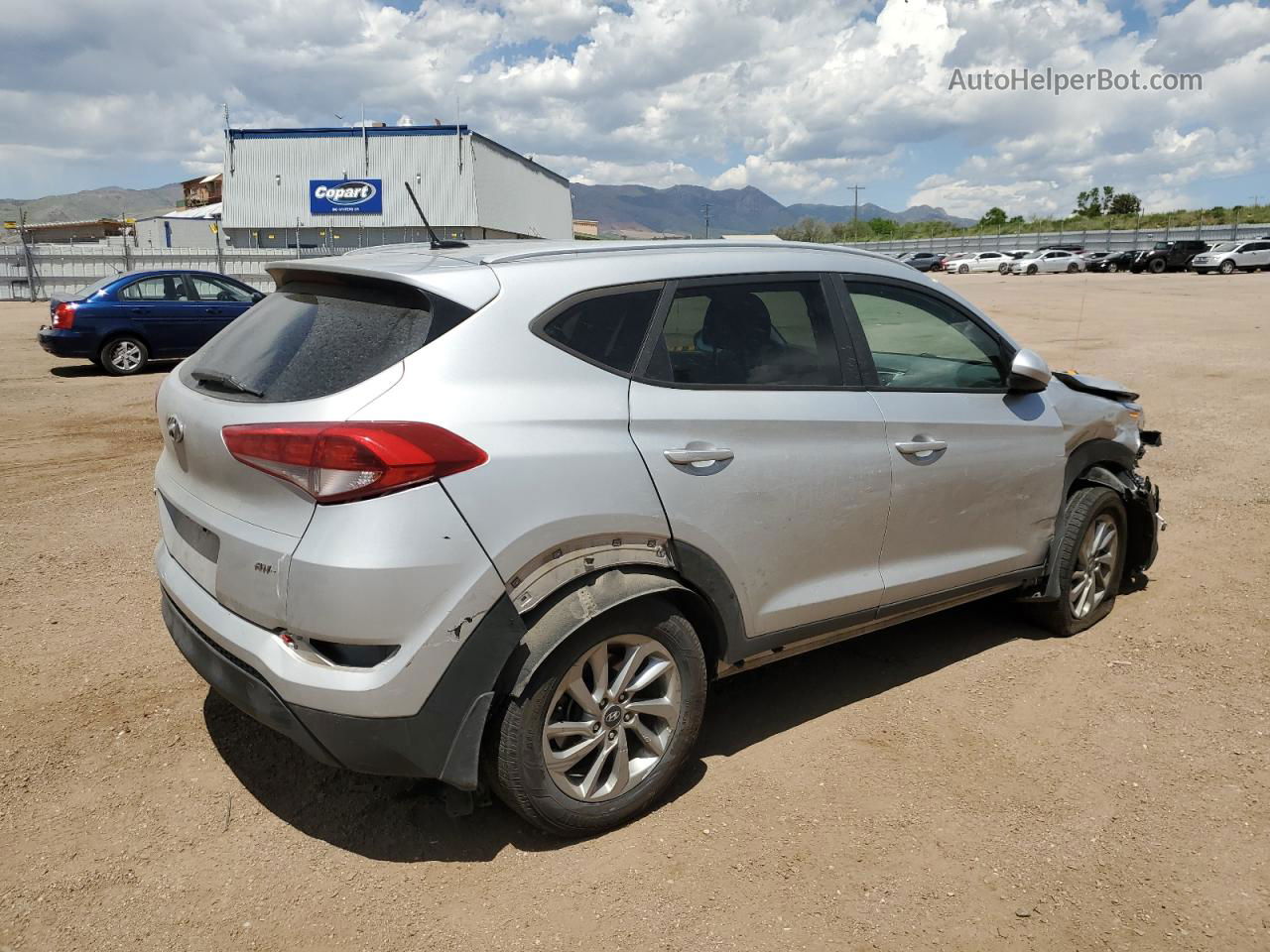 2016 Hyundai Tucson Limited Gray vin: KM8J3CA46GU220773