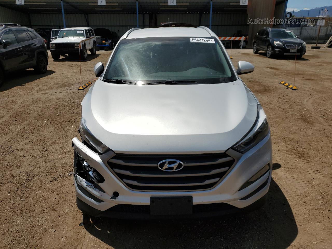 2016 Hyundai Tucson Limited Gray vin: KM8J3CA46GU220773