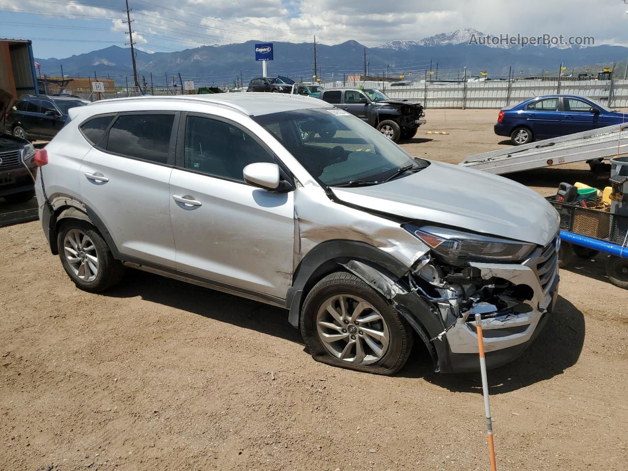 2016 Hyundai Tucson Limited Gray vin: KM8J3CA46GU220773