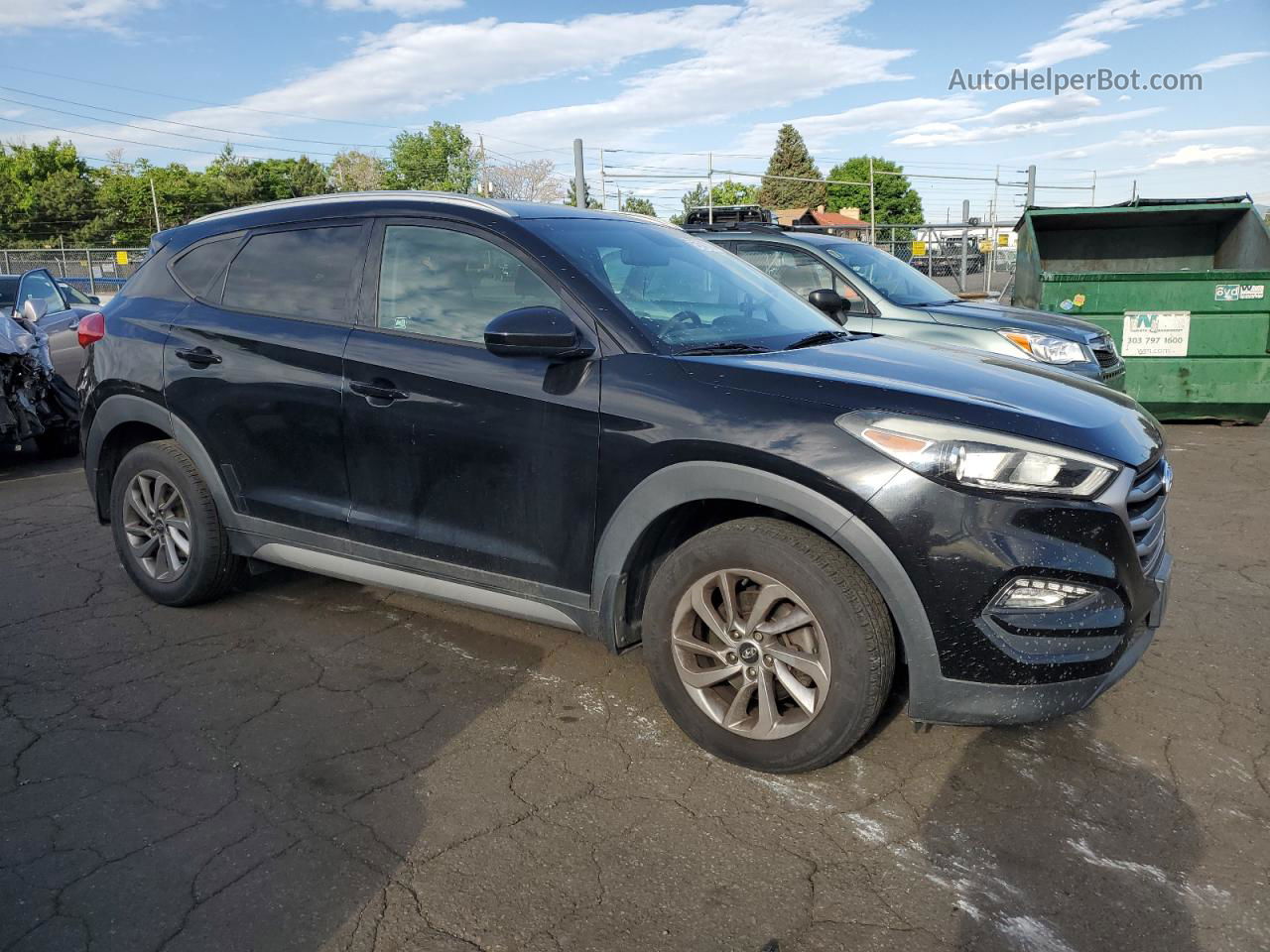 2017 Hyundai Tucson Limited Black vin: KM8J3CA46HU263950