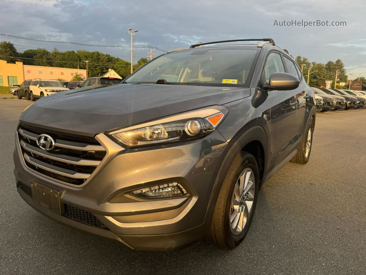 2017 Hyundai Tucson Limited Cream vin: KM8J3CA46HU289044