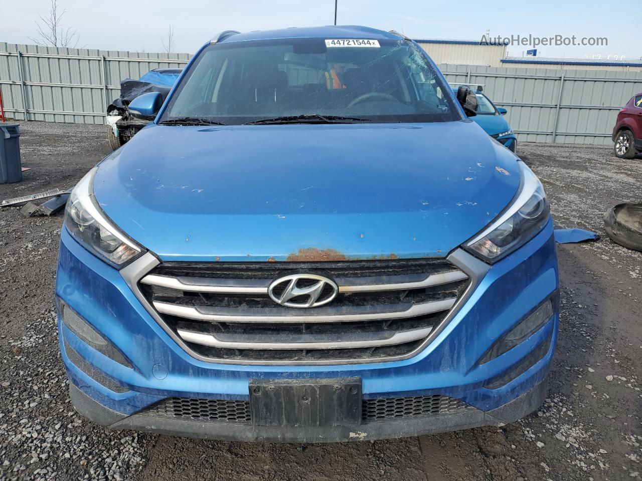 2017 Hyundai Tucson Limited Blue vin: KM8J3CA46HU303928