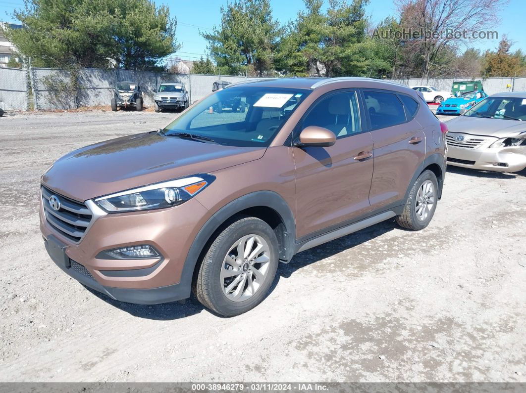 2017 Hyundai Tucson Se Brown vin: KM8J3CA46HU312158