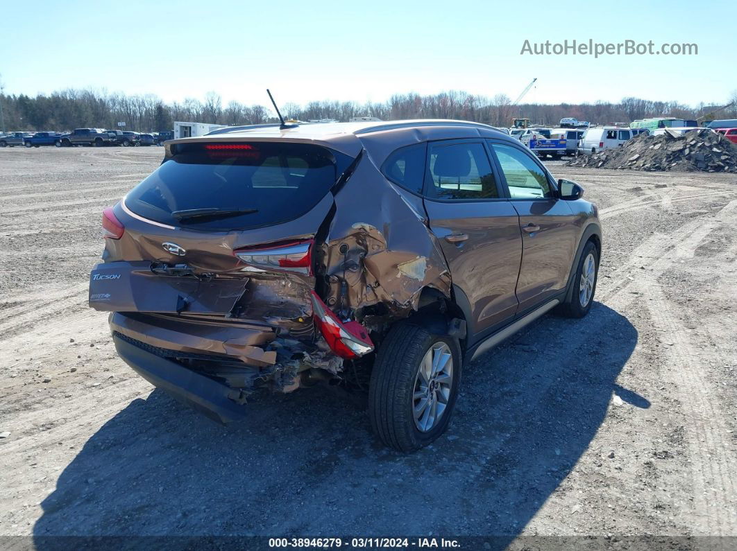 2017 Hyundai Tucson Se Brown vin: KM8J3CA46HU312158