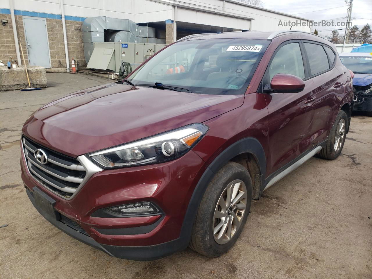 2017 Hyundai Tucson Limited Burgundy vin: KM8J3CA46HU401289