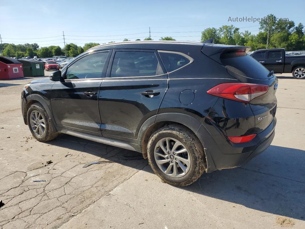 2017 Hyundai Tucson Limited Black vin: KM8J3CA46HU406587