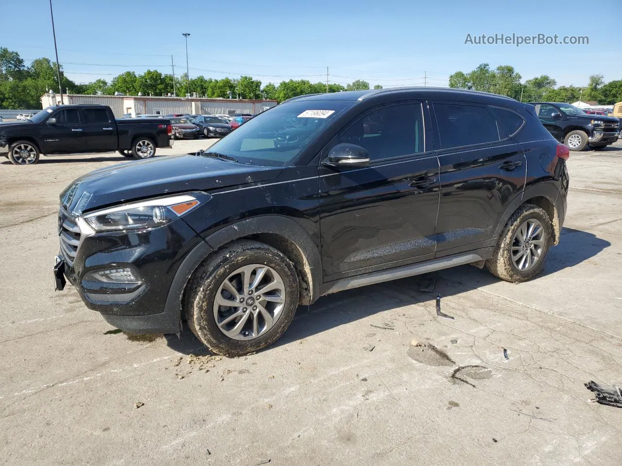 2017 Hyundai Tucson Limited Black vin: KM8J3CA46HU406587