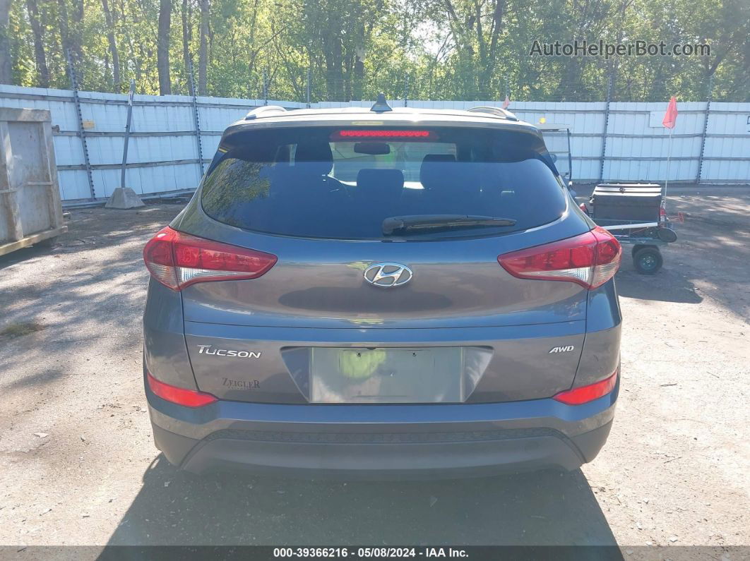 2018 Hyundai Tucson Sel Plus Gray vin: KM8J3CA46JU604723