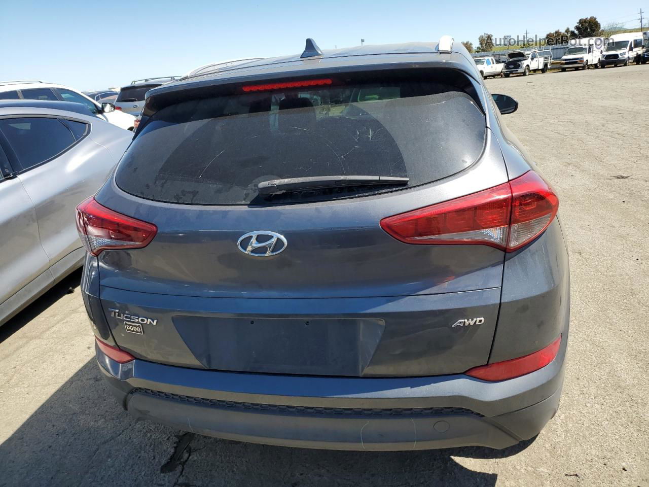 2018 Hyundai Tucson Sel Gray vin: KM8J3CA46JU623806